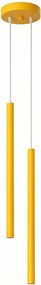 Sollux SL.2138 - Lustră pe cablu PASTELO 2xG9/8W/230V galbenă