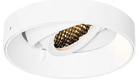 Set de 6 spoturi încastrate moderne albe GU10 rotunde fără ramă - Oneon Honey