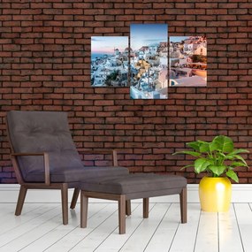 Tablou - Amurg în Santorini (90x60 cm)