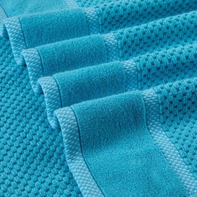decoDoma Set de prosoape şi prosoape de baie din frotir MODENA turcoaz, 6 buc