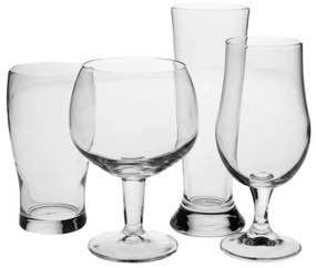 Set 4 pahare Bere Hans, sticla,