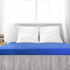 Cearșaf de pat 4Home din frotir Ideal albastruregal , 60 x 120 cm, 60 x 120 cm