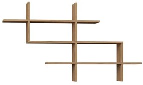 Etajeră de perete HALIC 82x150 cm stejar