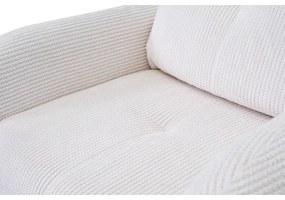 Fotoliu tapițat CLOUDY, crem