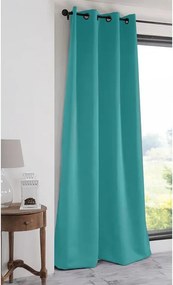 STOF Draperie groasă blackout NOTTE turcoaz 135 x 250 cm 1 buc