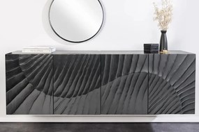 Comoda suspendata din lemn de mango Scorpion 180cm, negru A-44524 VC