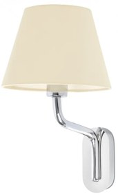 Aplica de perete moderna design elegant ETERNA crom/bej