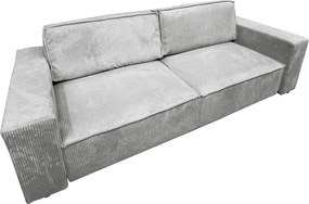 Canapea extensibilă, gri deschis, HARPERA BIG SOFA