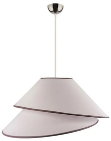 Lustră pe cablu Duolla COCO 1xE27/40W/230V d. 50 cm alb