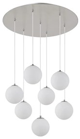 Lustră LED pe cablu Globo 56140-7H RIHA 7xG9/3,5W/230V alb