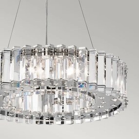 Lustră LED pentru baie CRYSTAL Kichler KL-CRYSTAL-SKYE8 SKYE 8xG9/3W/230V IP44
