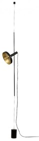Lampa de podea tip pendul design modern WHIZZ negru/auriu