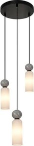 ITALUX PND-95331-3-BK - Lustră suspendată pe cablu SANTOS 3xG9/40W/230V, negru