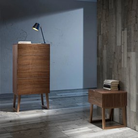 Dulapior elegant cu 4 sertare, design modern Walnut AC-CP1702-A