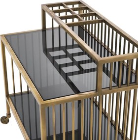 Gheridon, Masuta cu roti design LUX Rutherford