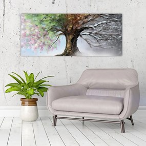 Tablou - Arborele celor patru anotimpuri (120x50 cm)