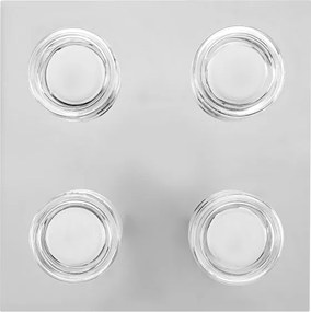 Osram - Plafonieră LED pentru baie ORBIS FLAME 4xLED/5,5W/230V IP44 crom