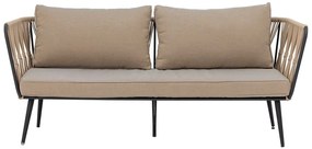 Canapea de grădină bej Pavone – Bloomingville