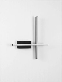 Aplica de perete LED design modern QUAM negru