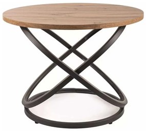 Măsuță de cafea Eos III, stejar artisan / negru
