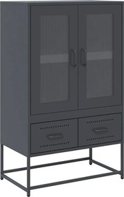 vidaXL Dulap înalt, antracit, 68x39x111,5 cm, oțel