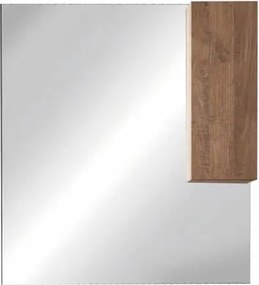 Dulap cu oglinda maro natur LC Mobili Italia Jupiter 120x110 cm