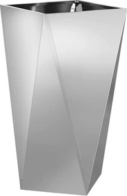 vidaXL Jardinieră Argintiu 40 x 40 x 75 cm Oțel Galvanizat