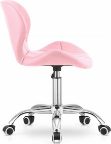 Oferta Scaun de birou roz AVOLA din piele ecologica a doua calitate