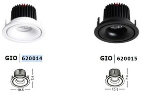 Spot LED incastrabil tavan fals / plafon GIO alb