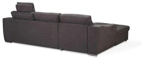 Coltar stanga extensibil, New York, 190x284x85 cm, Carbune