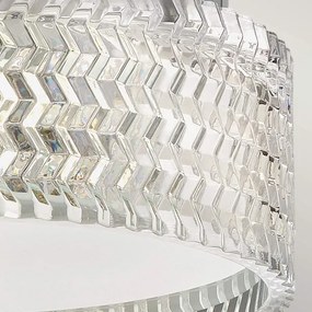 Plafonieră Hinkley HK-ELLE-F-S-CM 2xE27/60W/230V d. 30,5 cm crom