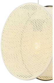 Pendul pe cablu BIG DRUM 1xE27/60W/230V, crem