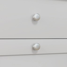 HOMCOM Dulap de baie, mobilier de stocare, cu coșuri pentru rufe pliabile 2 sertare, 78L x 40l x 90,5H cm, alb | Aosom Romania