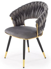 Scaun K551 velvet gri