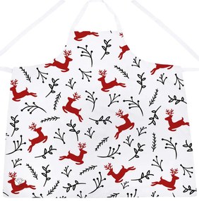 Șorț din bumbac cu motive de Crăciun Butter Kings They Are Flying