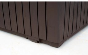 Keter Cutie de depozitare pentru grădinăSpringwood maro, 305 l