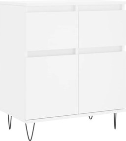 vidaXL Servantă, alb, 60x35x70 cm, lemn prelucrat