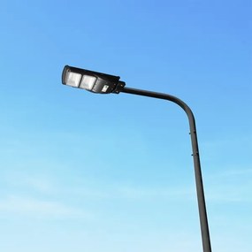 Lampă LED stradală solară dimabilă LED/8W/3,2V 6000K IP65 9000 mAh + telecomandă