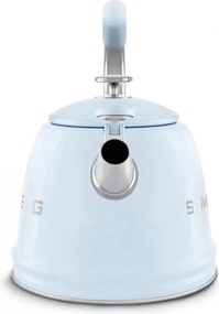 Ceainic cu fluier Smeg CKLW2001PB, 2,3 l, Inducție, Mâner care nu se încălzește, Oțel, Albastru pastel