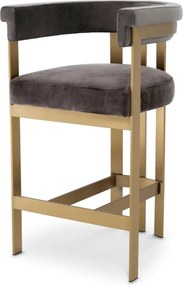 Scaun de bar design LUX, Counter Stool Clubhouse gri