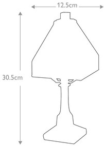 Elstead QZ-HOLMES-TL - Lampă de masă Tiffany HOLMES 1xE14/25W/230V