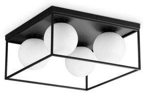 Plafoniera design modern Lingotto pl4 negru