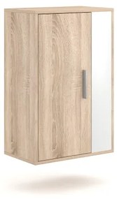 Mobilier living BRICK, stejar sonoma/alb