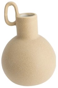 Vaza Medium Archaic din ceramica bej 14x19 cm