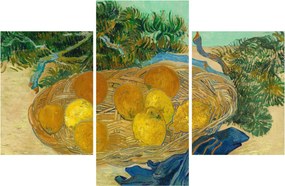 Tablou - Vincent van Gogh, Still Life of  Oranges and Lemons with  Blue Gloves, reproducere (90x60 cm)