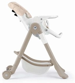 Scaun de Masa Multifunctional pentru Bebelusi si Copii, CAM   Campione, Inaltime Ajustabila, Varsta 6-36 luni, Pliabil, Centura de Siguranta in 5 Puncte, 3 Tavite Detasabile, Depozitare, Teddy
