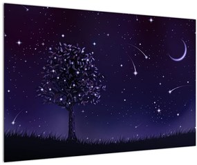 Tablou - Noaptea în ilustrație (90x60 cm)
