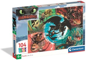 Cum să-ți dresezi dragonul Friends Puzzle Clementoni de 104 piese