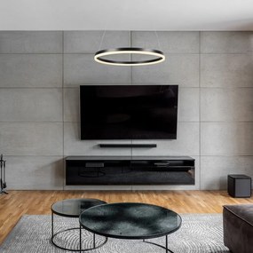 Lustra LED suspendata design circular Isaure, 60cm