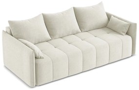 Canapea bej extensibilă/cu spațiu de depozitare 225 cm Moku – Makamii